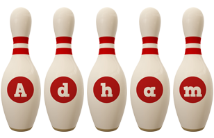 adham bowling-pin logo