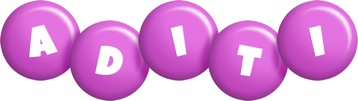 aditi candy-purple logo