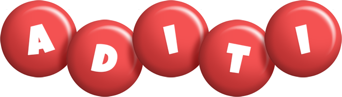 aditi candy-red logo