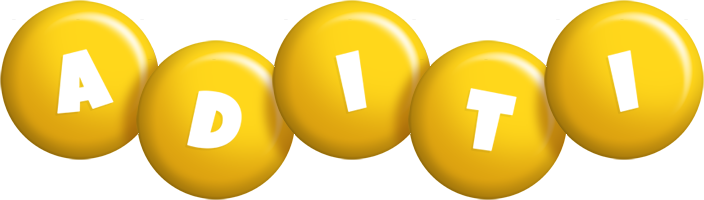 aditi candy-yellow logo