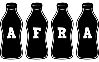 afra bottle logo