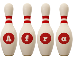 afra bowling-pin logo