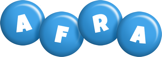 afra candy-blue logo