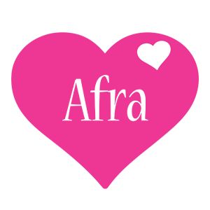 afra love-heart logo