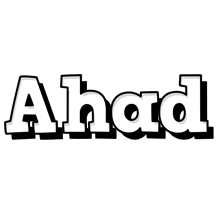 ahad snowing logo