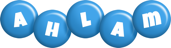 ahlam candy-blue logo
