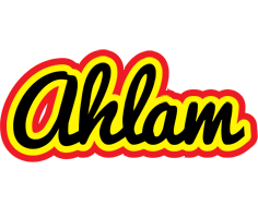 ahlam flaming logo