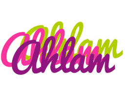 ahlam flowers logo