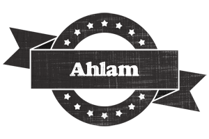 ahlam grunge logo