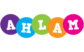 ahlam happy logo