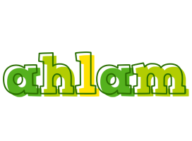 ahlam juice logo