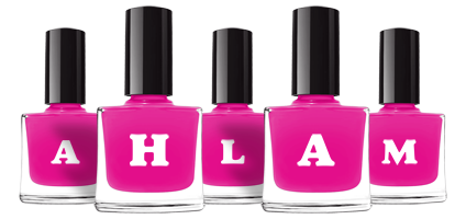 ahlam nails logo