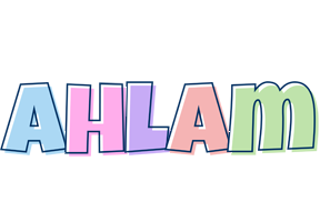 ahlam pastel logo