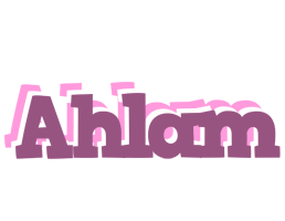 ahlam relaxing logo