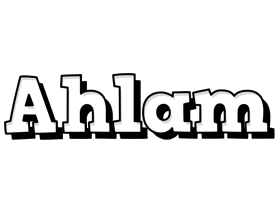 ahlam snowing logo