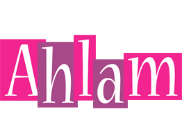 ahlam whine logo