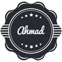 ahmad badge logo