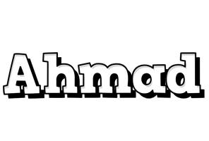 ahmad snowing logo