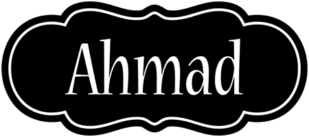 ahmad welcome logo