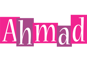 ahmad whine logo