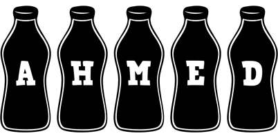 ahmed bottle logo