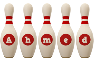 ahmed bowling-pin logo