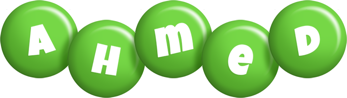 ahmed candy-green logo