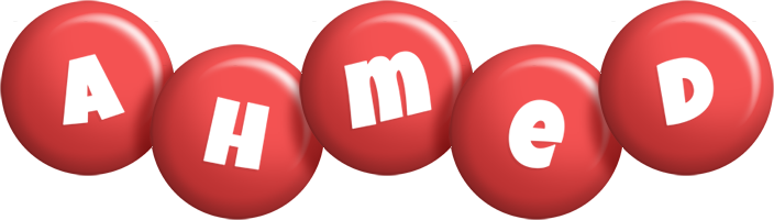 ahmed candy-red logo