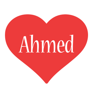 ahmed love logo