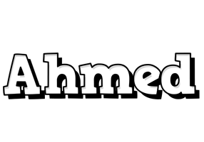 ahmed snowing logo