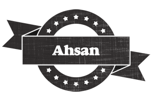 ahsan grunge logo