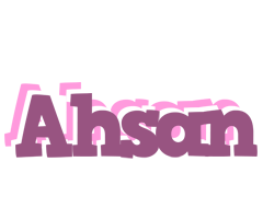 ahsan relaxing logo