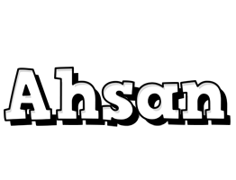 ahsan snowing logo
