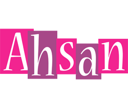 ahsan whine logo