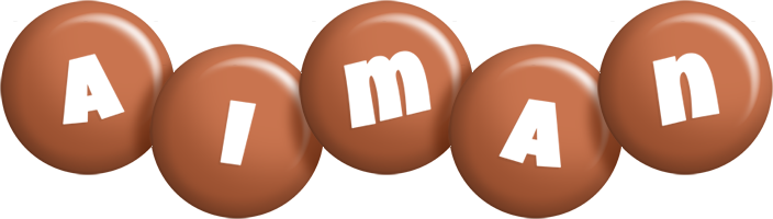 aiman candy-brown logo