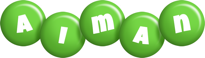 aiman candy-green logo
