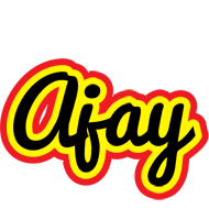 ajay flaming logo