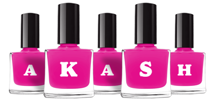 akash nails logo