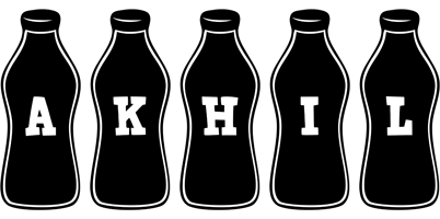 akhil bottle logo