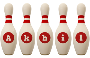 akhil bowling-pin logo