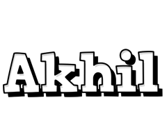 akhil snowing logo