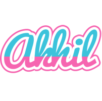 akhil woman logo