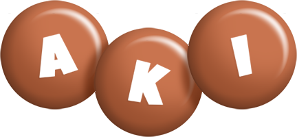 aki candy-brown logo