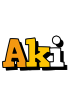 aki cartoon logo