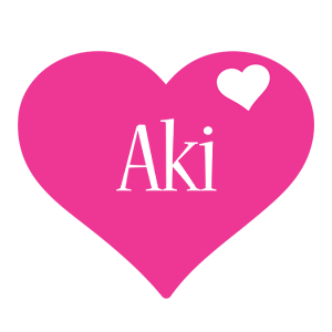 aki love-heart logo