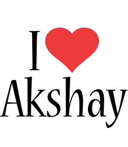 akshay i-love logo