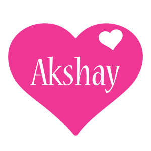 akshay love-heart logo