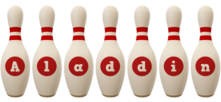aladdin bowling-pin logo