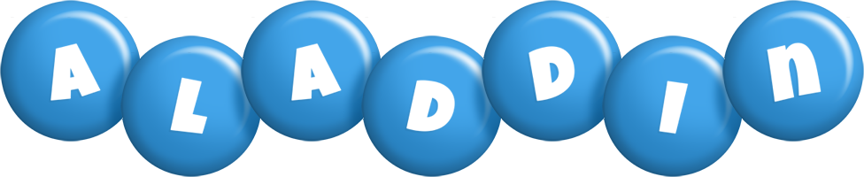 aladdin candy-blue logo
