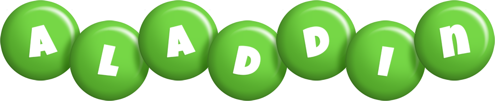 aladdin candy-green logo